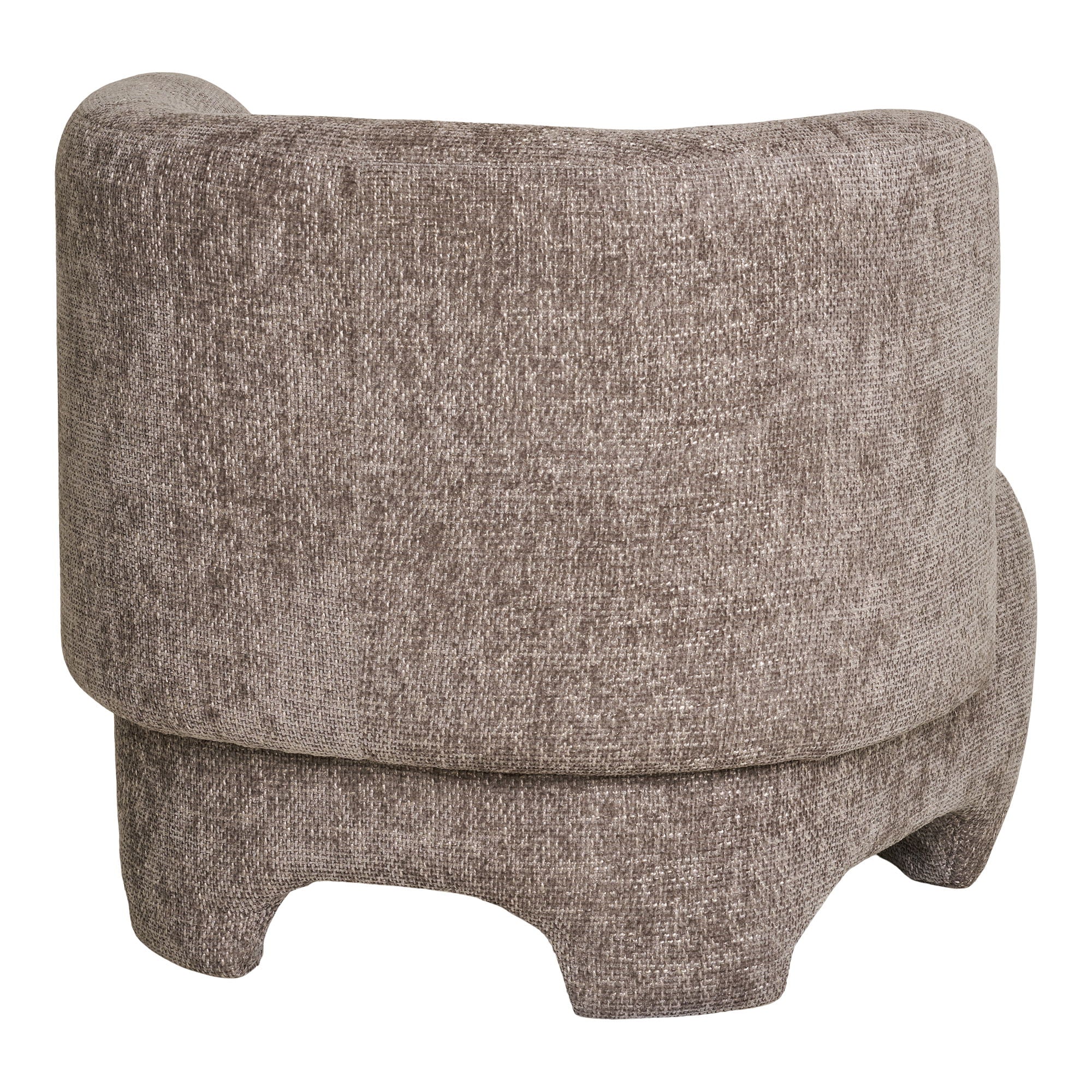 House Nordic Nazare Fauteuil - beige stof met zwarte poten